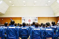【写真】令和6年度岡崎市消防団初任者・幹部研修