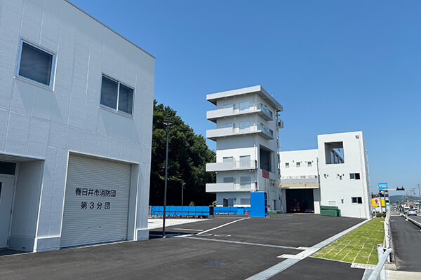 【写真】第3分団詰所が隣接敷地に移転された様子