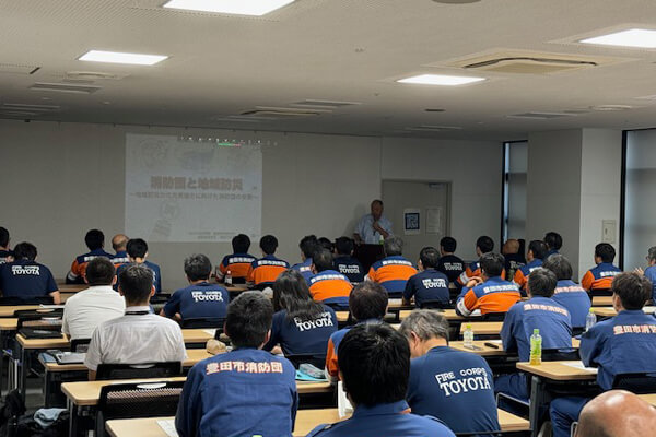【写真】豊田市消防団活性化研修の様子１