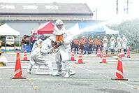 【写真】放水訓練