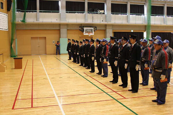 【写真】高浜市消防団入退団式2