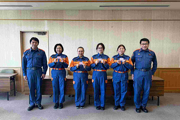 【写真】岩倉市消防団のメンバー