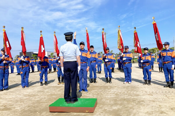 【写真】みよし市消防操法大会