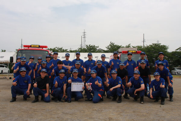 【写真】総合優勝　第4分団