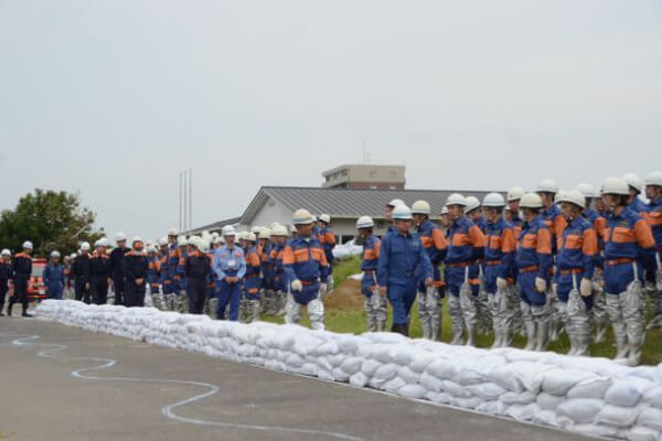 【写真】令和7年度清須市水防訓練の様子-3