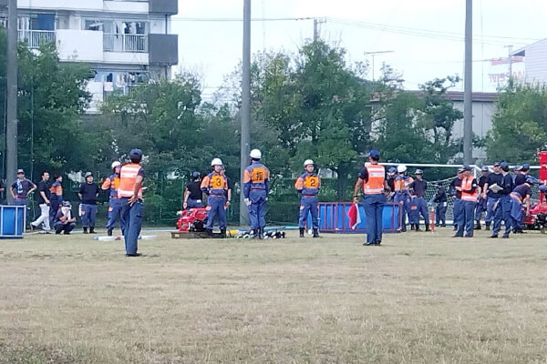 【写真】第30回蟹江町消防団操法大会の様子-1