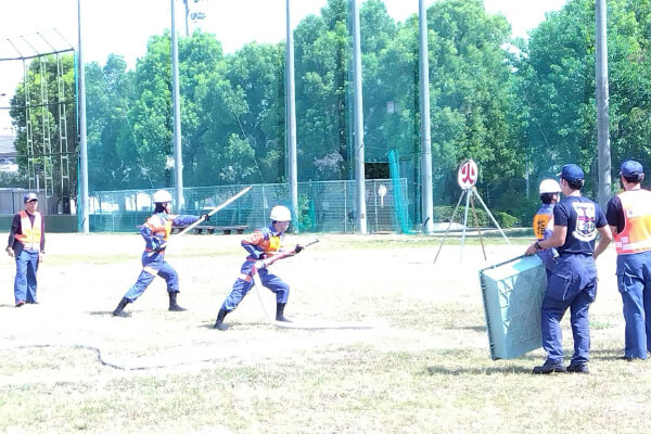 【写真】第30回蟹江町消防団操法大会の様子-2