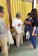【写真】北名古屋：自主防災訓練指導