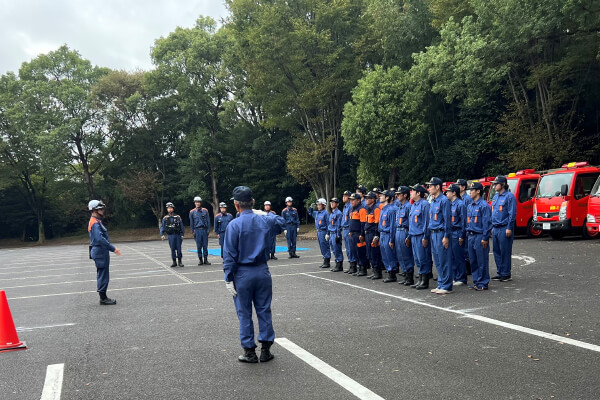【写真】阿久比町消防団実践訓練の様子-3