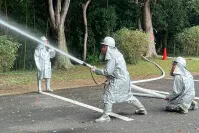 【写真】阿久比町消防団実践訓練の様子-1