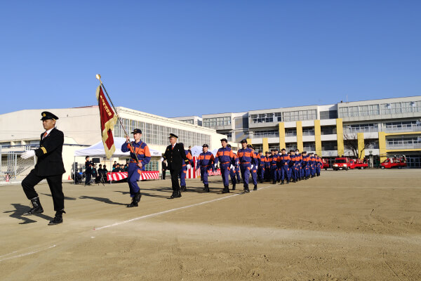 【写真】令和7年度大治町消防団出初式-1