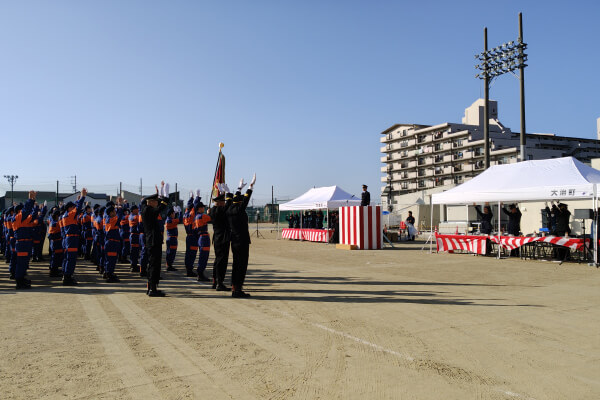 【写真】令和7年度大治町消防団出初式-3