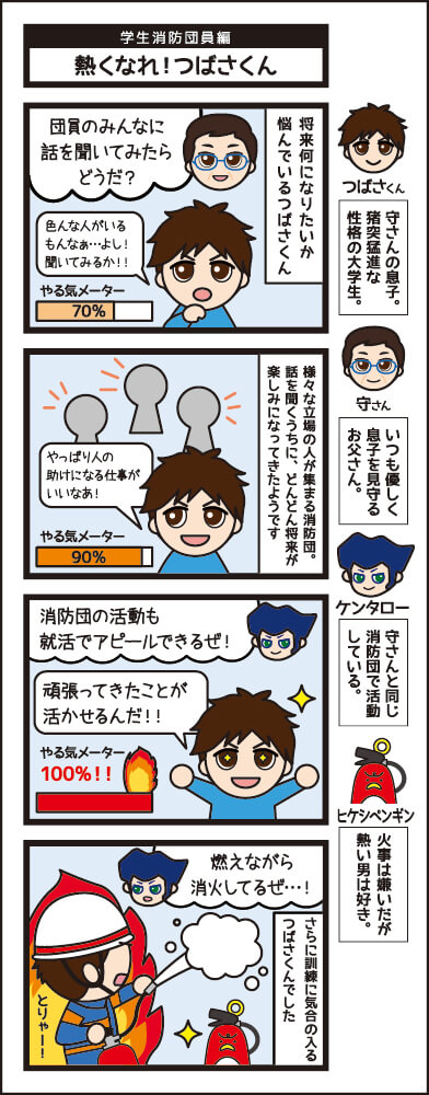 学生消防団員編