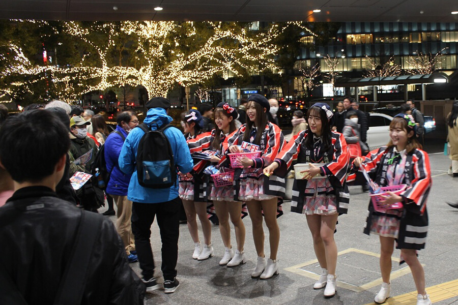 JR名古屋駅でのイベントの様子1