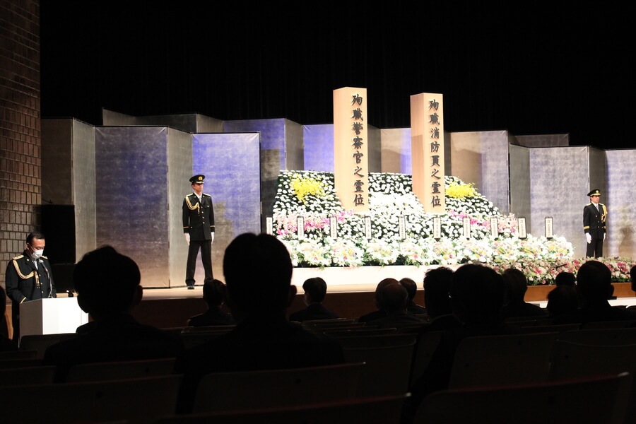 殉職者慰霊祭の様子1