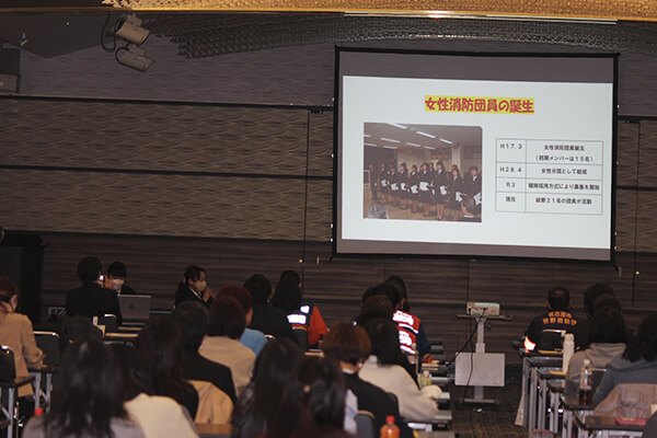 瀬戸市消防団発表の様子-写真