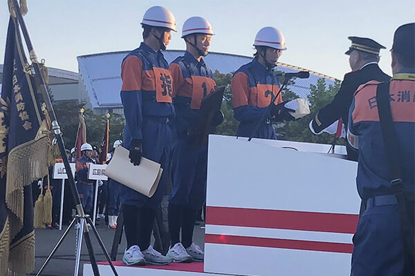 表彰式の様子-写真