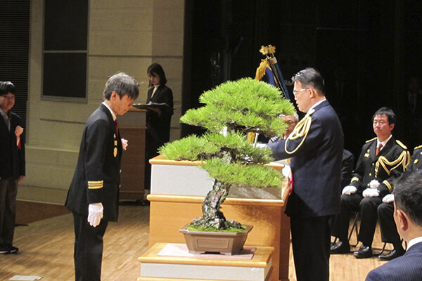 「第5回愛知県消防連合フェア」表彰式-写真
