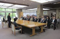 愛知県知事を表敬訪問-写真