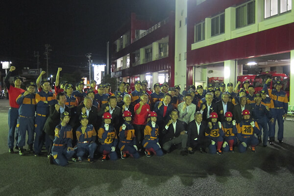 安城市消防団女性消防隊-集合写真-写真