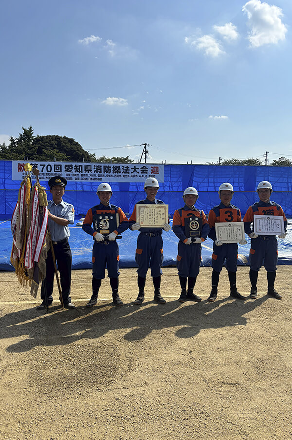 小型ポンプの部-優勝-美浜町消防団-集合写真